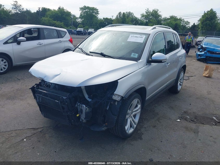 2013 Volkswagen Tiguan VIN WVGBV7AX5DW524581 IAAI salvage auction — FRONT END, Salvage (Virginia), sold $1,250 on 2026-08-11 (photo 2)