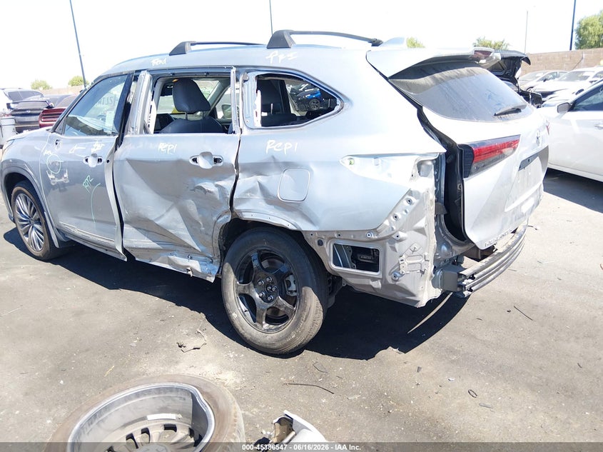 2021 Toyota Highlander VIN 5TDEBRCH0MS065844 IAAI salvage auction — LEFT & RIGHT, Salvage Certificate (California), sold $13,100 on 2026-07-24 (photo 6)