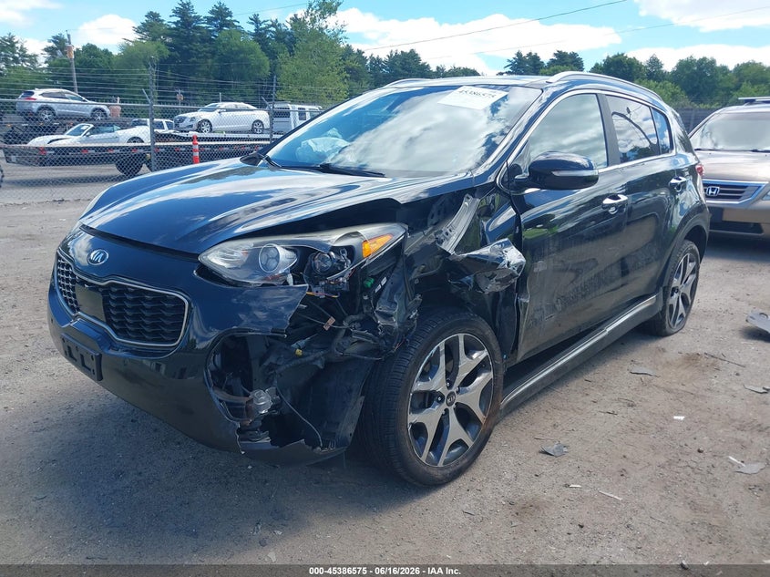 2017 Kia Sportage VIN KNDPRCA64H7048936 IAAI salvage auction — LEFT FRONT, Salvage (Massachusetts), sold $2,200 on 2026-07-24 (photo 2)
