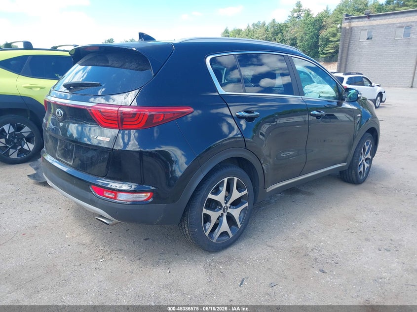 2017 Kia Sportage VIN KNDPRCA64H7048936 IAAI salvage auction — LEFT FRONT, Salvage (Massachusetts), sold $2,200 on 2026-07-24 (photo 4)