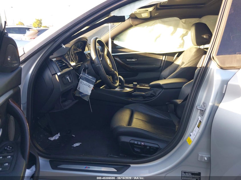 2015 BMW 4er VIN WBA4A5C57FG052287 IAAI salvage auction — LEFT & RIGHT, Salvage Title, sold $3,250 on 2026-07-26 (photo 5)