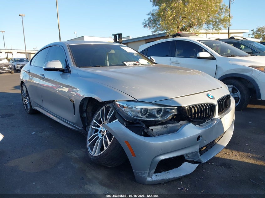2015 BMW 4er VIN WBA4A5C57FG052287 IAAI salvage auction — LEFT & RIGHT, Salvage Title, sold $3,250 on 2026-07-26 (photo 6)