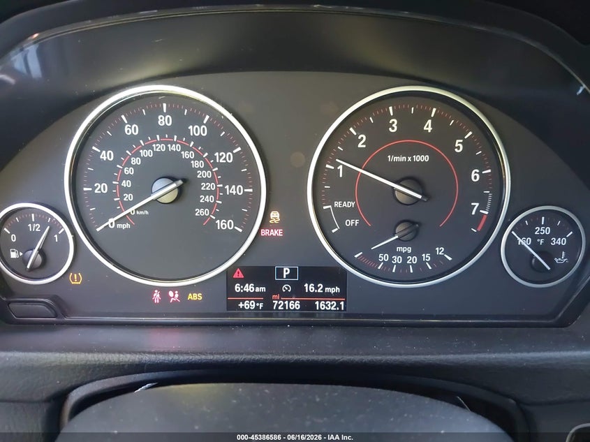 2015 BMW 4er VIN WBA4A5C57FG052287 IAAI salvage auction — LEFT & RIGHT, Salvage Title, sold $3,250 on 2026-07-26 (photo 7)