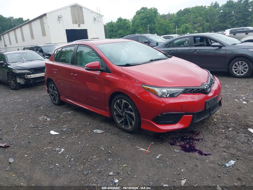 2017 Toyota Corolla VIN JTNKARJE5HJ528333 IAAI salvage auction — LEFT FRONT, Mv-907A (New York), sold $2,500 on 2026-07-24 (photo 1)