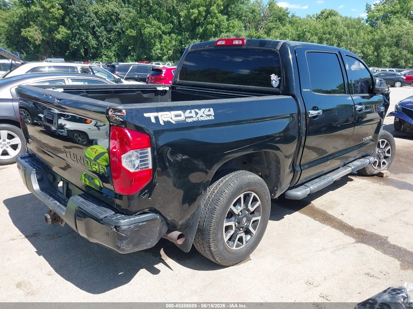 2017 Toyota Tundra VIN 5TFHY5F19HX637772 IAAI salvage auction — FRONT END, Salvage (Missouri), sold $9,800 on 2026-07-22 (photo 4)
