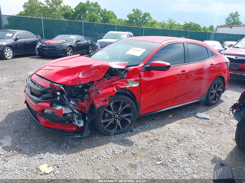 2018 Honda Civic VIN SHHFK7H41JU237764 IAAI salvage auction — FRONT END, Salvage (Idaho), sold $2,250 on 2026-07-20 (photo 2)
