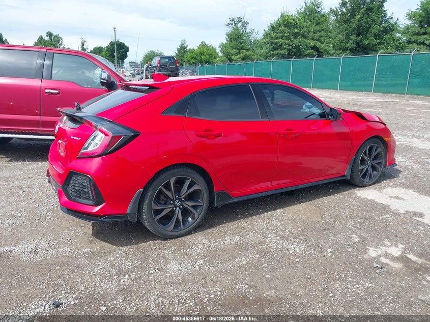 2018 Honda Civic VIN SHHFK7H41JU237764 IAAI salvage auction — FRONT END, Salvage (Idaho), sold $2,250 on 2026-07-20 (photo 4)