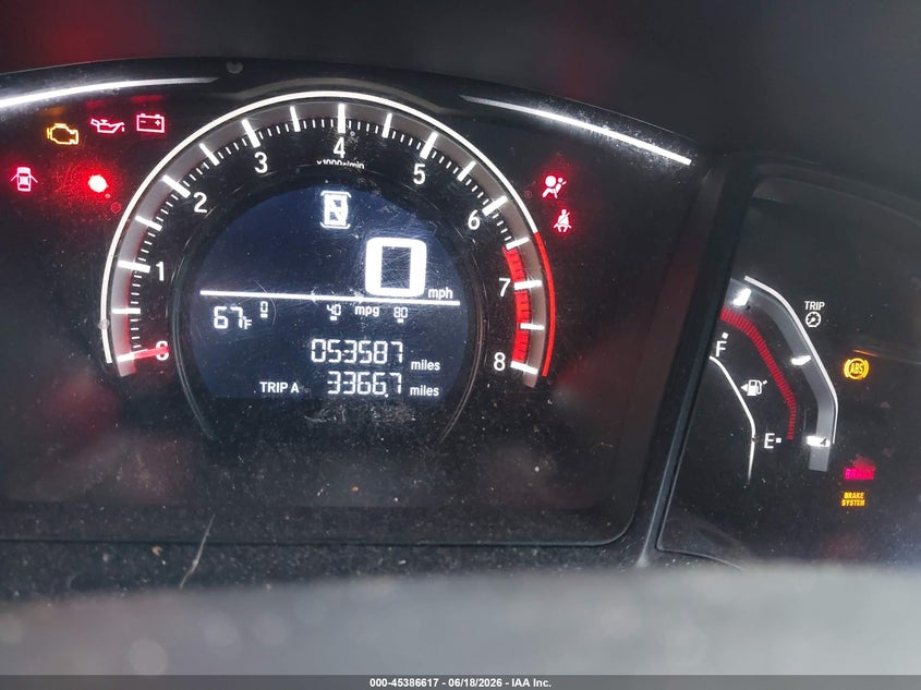 2018 Honda Civic VIN SHHFK7H41JU237764 IAAI salvage auction — FRONT END, Salvage (Idaho), sold $2,250 on 2026-07-20 (photo 7)