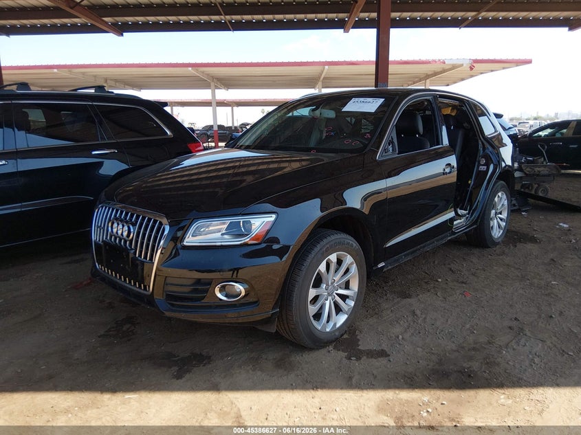 2015 Audi Q5 VIN WA1LFAFP1FA139895 IAAI salvage auction — REAR END, Salvage (Arizona), sold $2,250 on 2026-07-28 (photo 2)