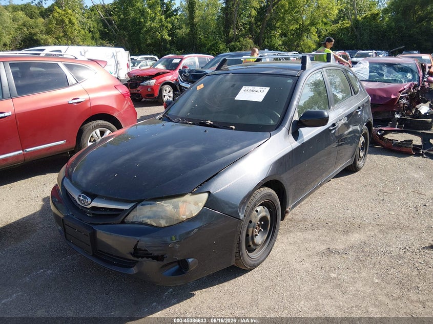2011 Subaru Impreza VIN JF1GH6A61BH813886 IAAI salvage auction — EXTERIOR BURN, Salvage (Ohio), sold $300 on 2026-07-07 (photo 2)