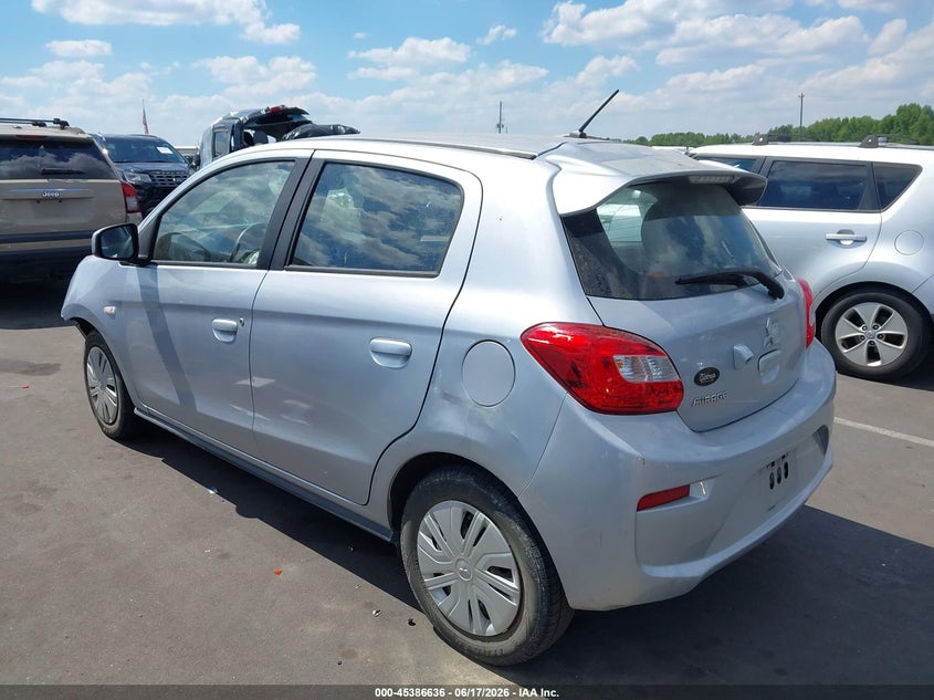 2020 Mitsubishi Mirage VIN ML32A3HJ3LH004606 IAAI salvage auction — FRONT END, Salvage Title, sold $800 on 2026-07-19 (photo 3)