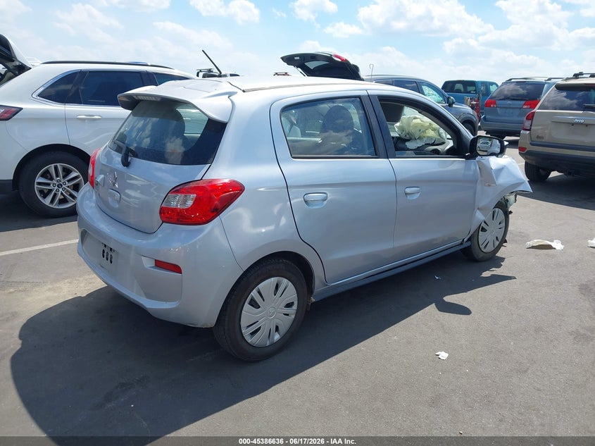 2020 Mitsubishi Mirage VIN ML32A3HJ3LH004606 IAAI salvage auction — FRONT END, Salvage Title, sold $800 on 2026-07-19 (photo 4)