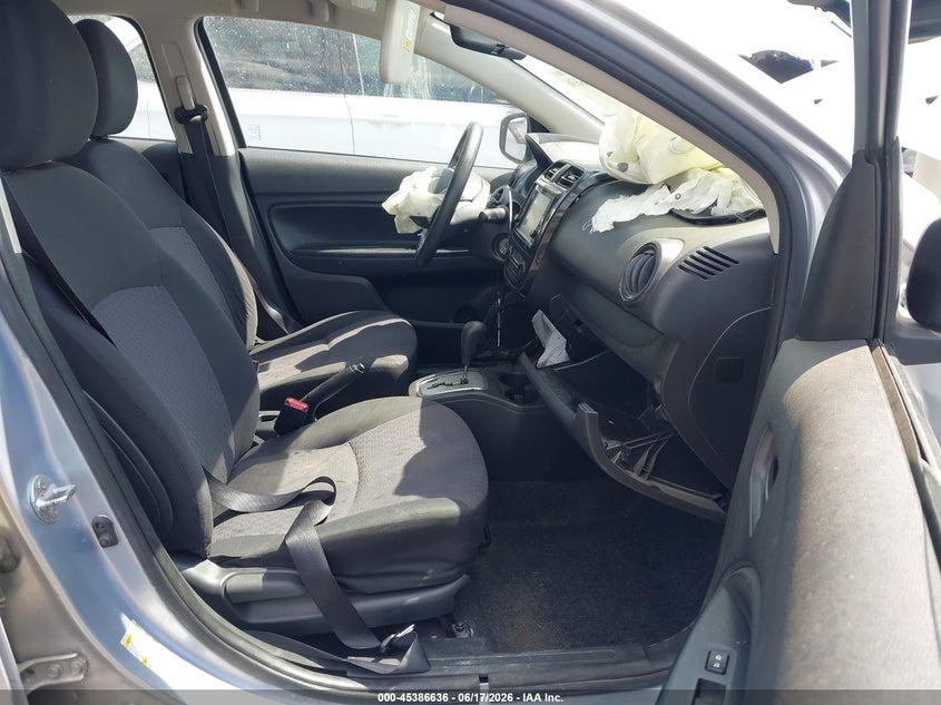 2020 Mitsubishi Mirage VIN ML32A3HJ3LH004606 IAAI salvage auction — FRONT END, Salvage Title, sold $800 on 2026-07-19 (photo 5)