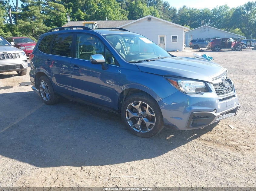 2018 Subaru Forester VIN JF2SJAWC3JH528570 IAAI salvage auction — LEFT SIDE, Salvage Title, sold $1,800 on 2026-07-30 (photo 1)
