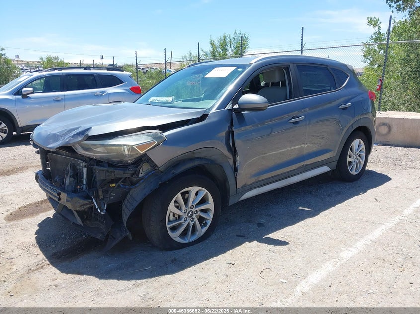 2017 Hyundai Tucson VIN KM8J33A41HU401524 IAAI salvage auction — FRONT END, Salvage (New Mexico), sold $1,100 on 2026-07-29 (photo 2)