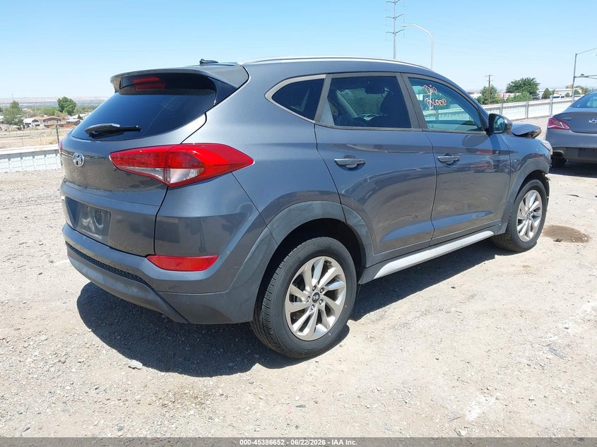2017 Hyundai Tucson VIN KM8J33A41HU401524 IAAI salvage auction — FRONT END, Salvage (New Mexico), sold $1,100 on 2026-07-29 (photo 4)