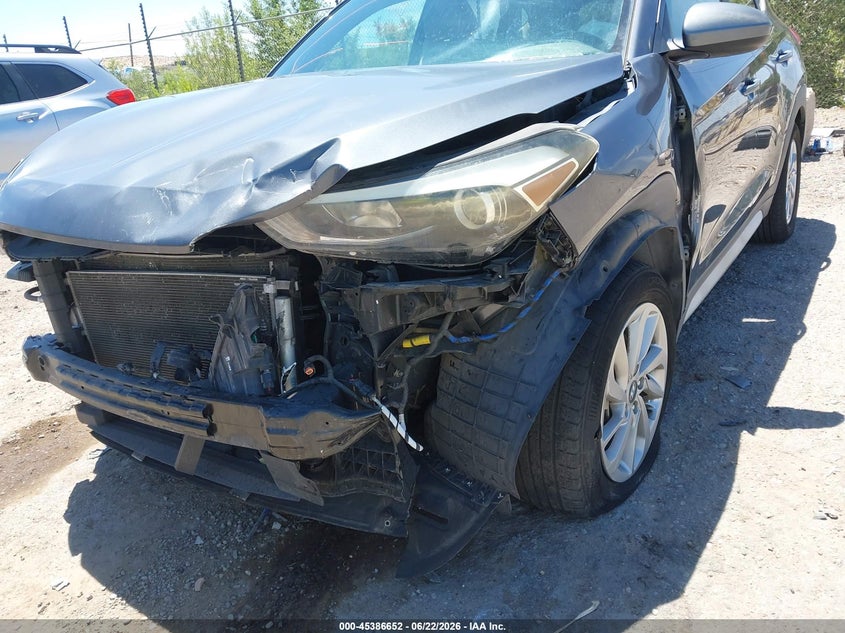 2017 Hyundai Tucson VIN KM8J33A41HU401524 IAAI salvage auction — FRONT END, Salvage (New Mexico), sold $1,100 on 2026-07-29 (photo 6)