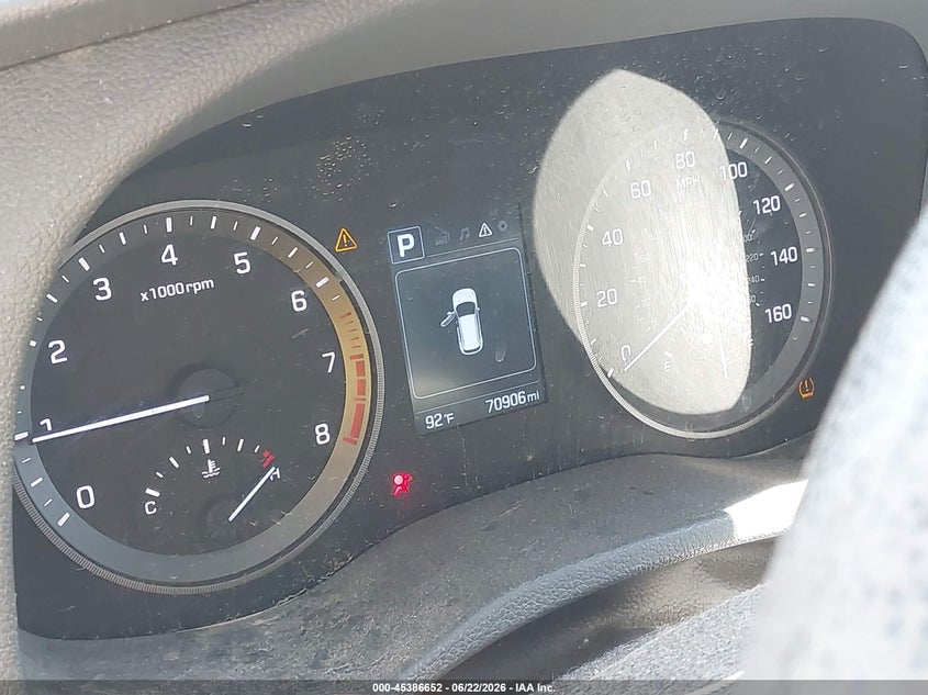 2017 Hyundai Tucson VIN KM8J33A41HU401524 IAAI salvage auction — FRONT END, Salvage (New Mexico), sold $1,100 on 2026-07-29 (photo 7)