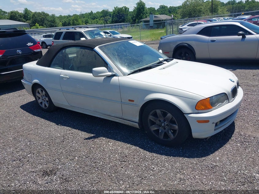 2001 BMW 3 series VIN WBABS33421JY51731 IAAI salvage auction — LEFT FRONT, Salvage (South Carolina), sold $600 on 2026-07-14 (photo 1)