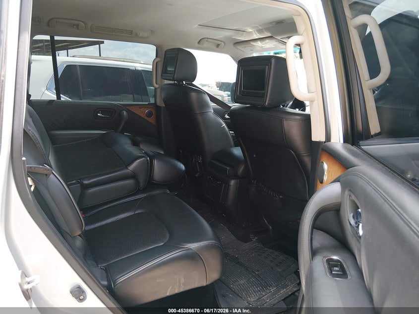 2011 Infiniti Qx56 VIN JN8AZ2ND6B9701811 IAAI salvage auction — NORMAL WEAR, Nrc Lienholder Repossession Paperwork (Texas), sold $1,000 on 2026-07-06 (photo 8)
