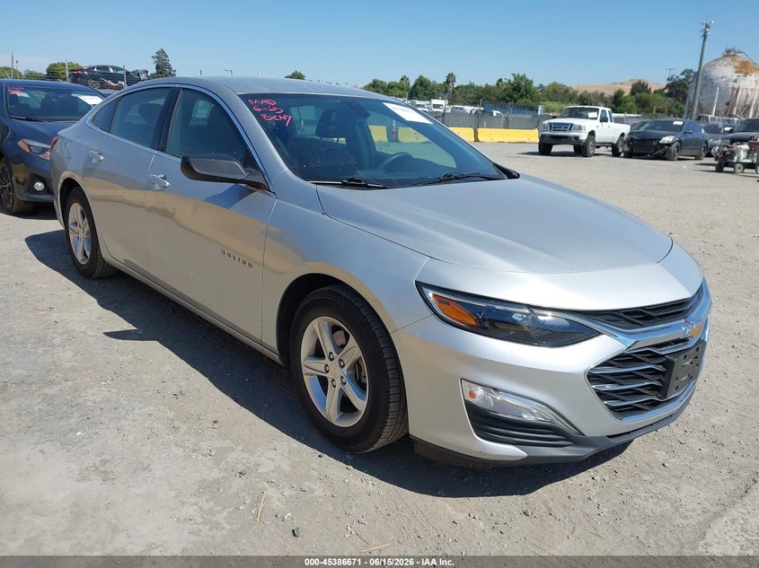 2020 Chevrolet Malibu VIN 1G1ZB5ST9LF154562 IAAI salvage auction — NORMAL WEAR, Clear (California), sold $2,450 on 2026-07-09 (photo 1)