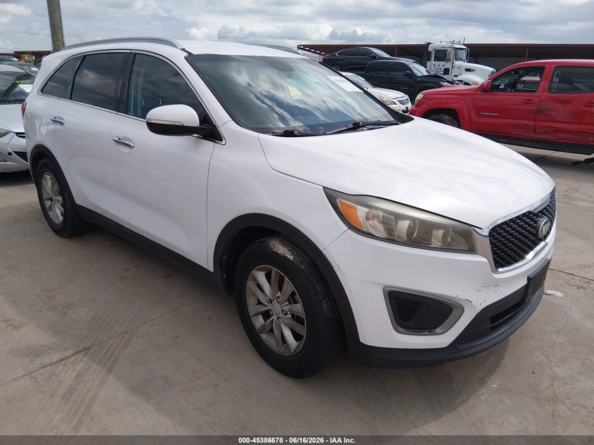 2016 Kia Sorento VIN 5XYPG4A30GG058821 IAAI salvage auction — RIGHT FRONT, Nrc Lienholder Repossession Paperwork (Texas), sold $2,525 on 2026-07-07 (photo 1)