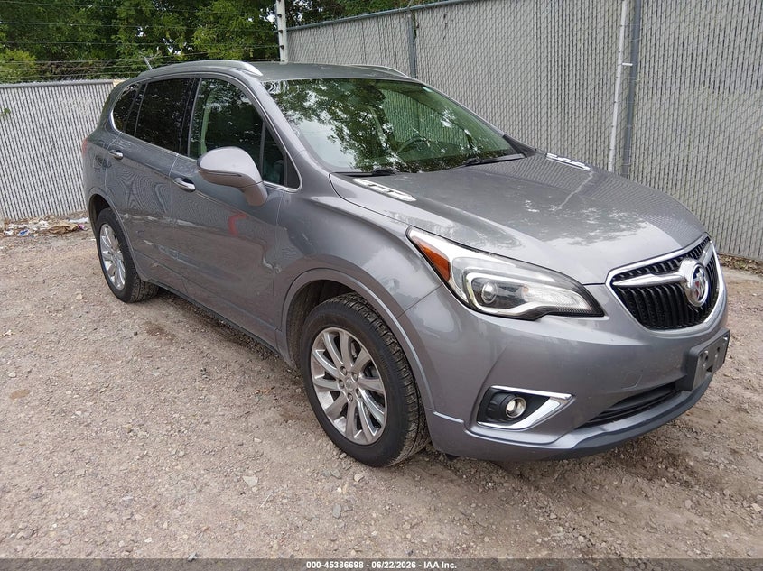 2020 Buick Envision VIN LRBFX2SA7LD150352 IAAI salvage auction — HAIL, Salvage Title, sold $8,100 on 2026-07-22 (photo 1)