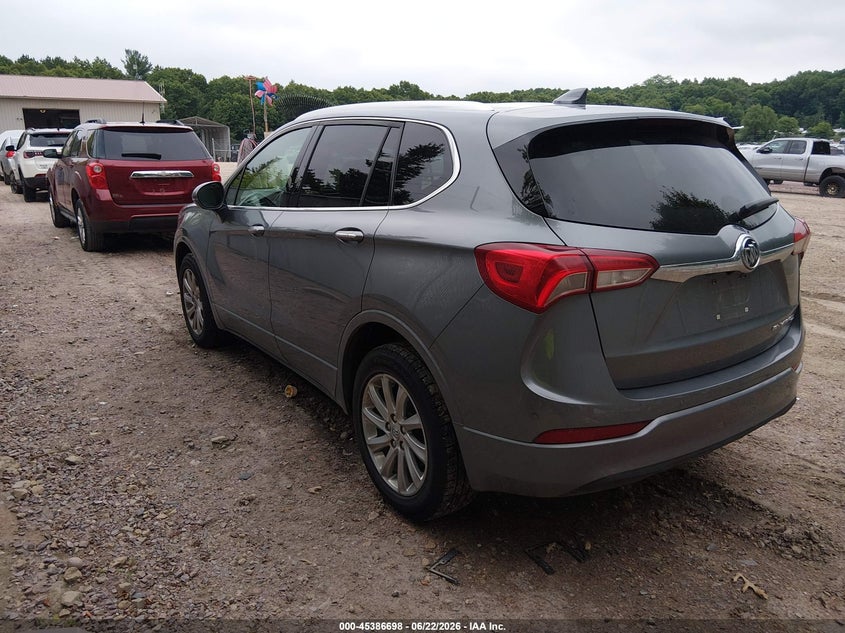 2020 Buick Envision VIN LRBFX2SA7LD150352 IAAI salvage auction — HAIL, Salvage Title, sold $8,100 on 2026-07-22 (photo 3)