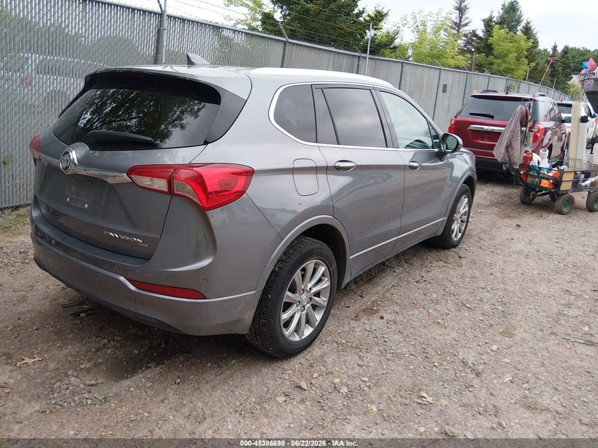 2020 Buick Envision VIN LRBFX2SA7LD150352 IAAI salvage auction — HAIL, Salvage Title, sold $8,100 on 2026-07-22 (photo 4)