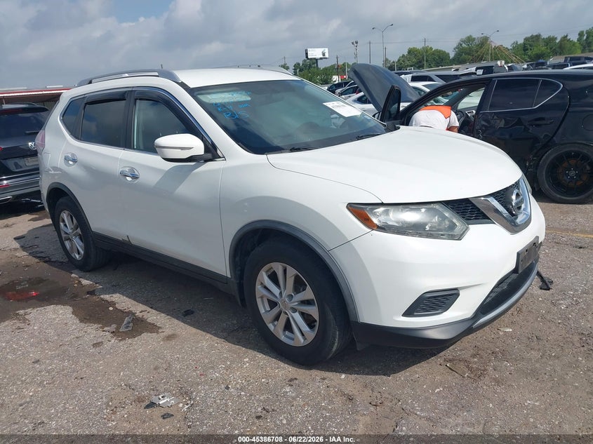 2015 Nissan Rogue VIN KNMAT2MTXFP572902 IAAI salvage auction — LEFT SIDE, Salvage (Texas), sold $1,875 on 2026-07-15 (photo 1)