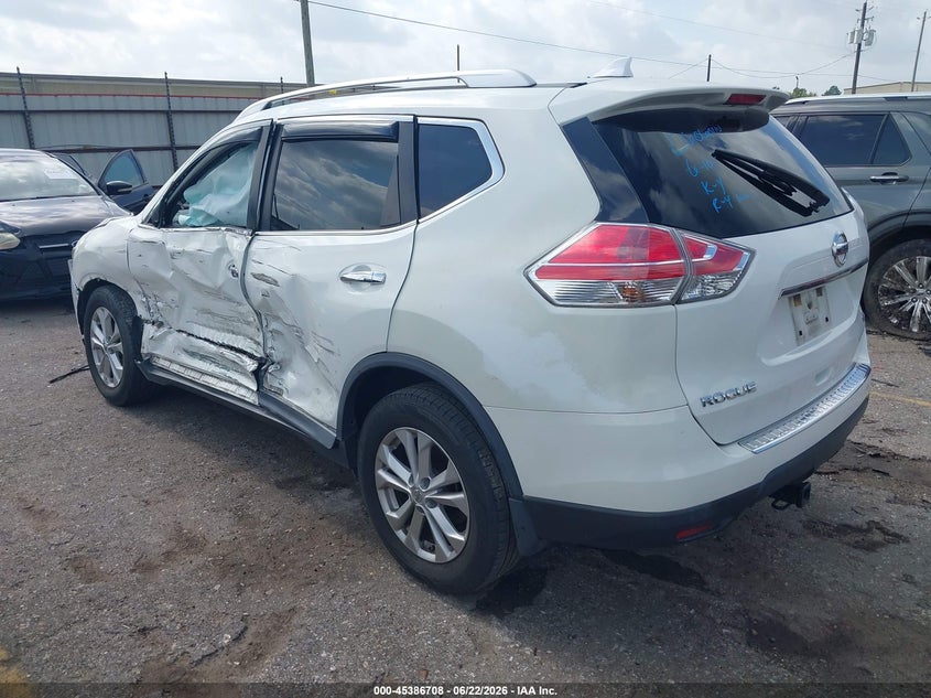 2015 Nissan Rogue VIN KNMAT2MTXFP572902 IAAI salvage auction — LEFT SIDE, Salvage (Texas), sold $1,875 on 2026-07-15 (photo 3)