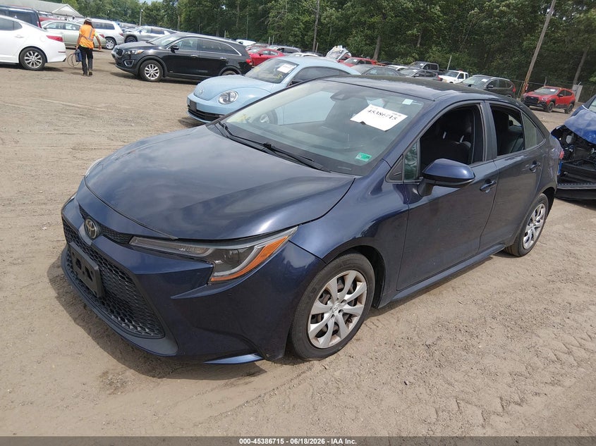 2021 Toyota Corolla VIN 5YFEPMAE7MP269370 IAAI salvage auction — FRONT END, Salvage - Greater Than 75% (Maryland), sold $3,900 on 2026-07-09 (photo 2)