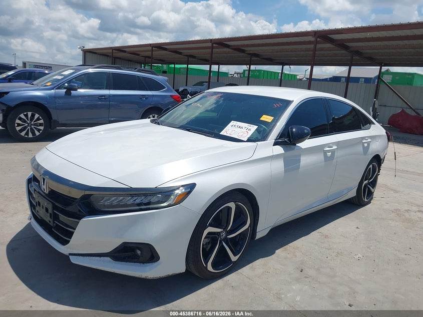 2021 Honda Accord VIN 1HGCV1F32MA119479 IAAI salvage auction — REAR END, Original (Texas), sold $8,400 on 2026-07-29 (photo 2)