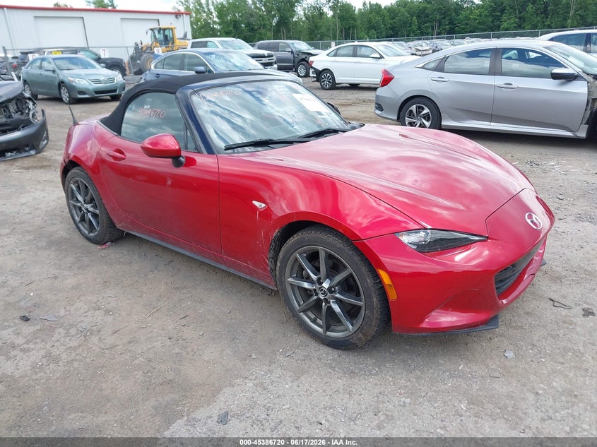 2017 Mazda Mx-5 VIN JM1NDAD78H0120437 IAAI salvage auction — RIGHT SIDE, Mv-907A (New York), sold $4,050 on 2026-07-28 (photo 1)