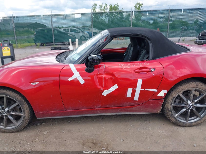 2017 Mazda Mx-5 VIN JM1NDAD78H0120437 IAAI salvage auction — RIGHT SIDE, Mv-907A (New York), sold $4,050 on 2026-07-28 (photo 6)