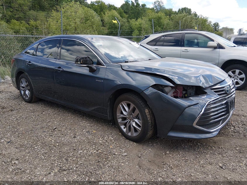2021 Toyota Avalon VIN 4T1AA1AB9MU009006 IAAI salvage auction — FRONT END, Salvage (Illinois), sold $9,850 on 2026-07-15 (photo 1)
