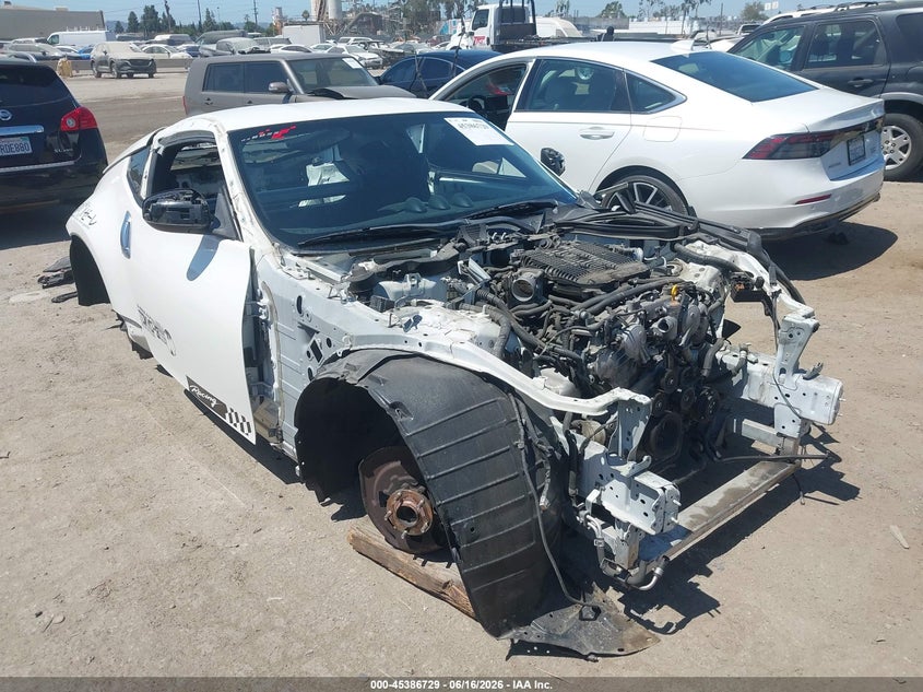 2016 Nissan 370z VIN JN1AZ4EH9GM931781 IAAI salvage auction — STRIPPED, Salvage (California), sold $500 on 2026-07-22 (photo 1)