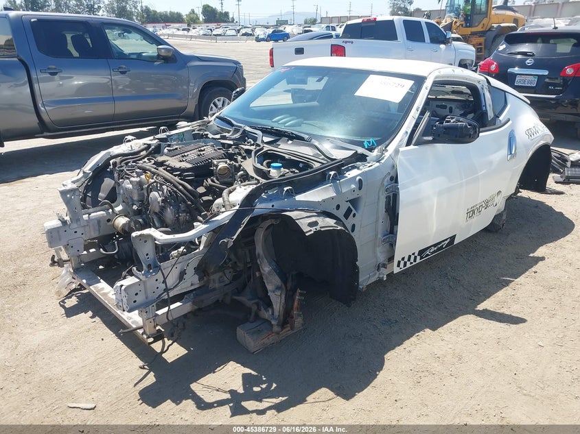 2016 Nissan 370z VIN JN1AZ4EH9GM931781 IAAI salvage auction — STRIPPED, Salvage (California), sold $500 on 2026-07-22 (photo 2)