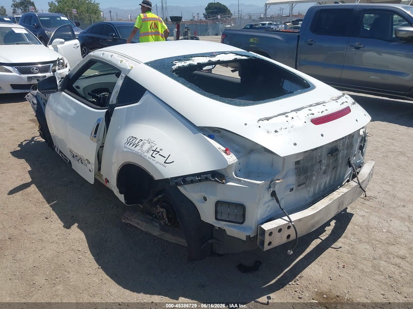 2016 Nissan 370z VIN JN1AZ4EH9GM931781 IAAI salvage auction — STRIPPED, Salvage (California), sold $500 on 2026-07-22 (photo 3)