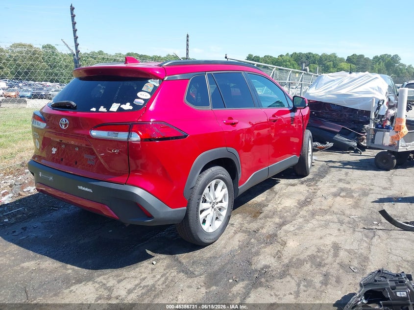 2022 Toyota Corolla cross VIN 7MUCAAAG0NV012509 IAAI salvage auction — FRONT END, Salvage (Georgia), sold $3,000 on 2026-07-30 (photo 4)