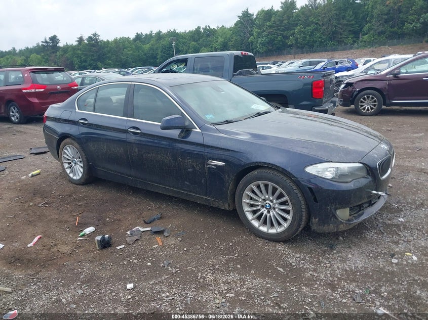 2012 BMW 5er VIN WBAFU7C56CDU63544 IAAI salvage auction — TRANSMISSION, Salvage (Massachusetts), sold $50 on 2026-07-31 (photo 1)