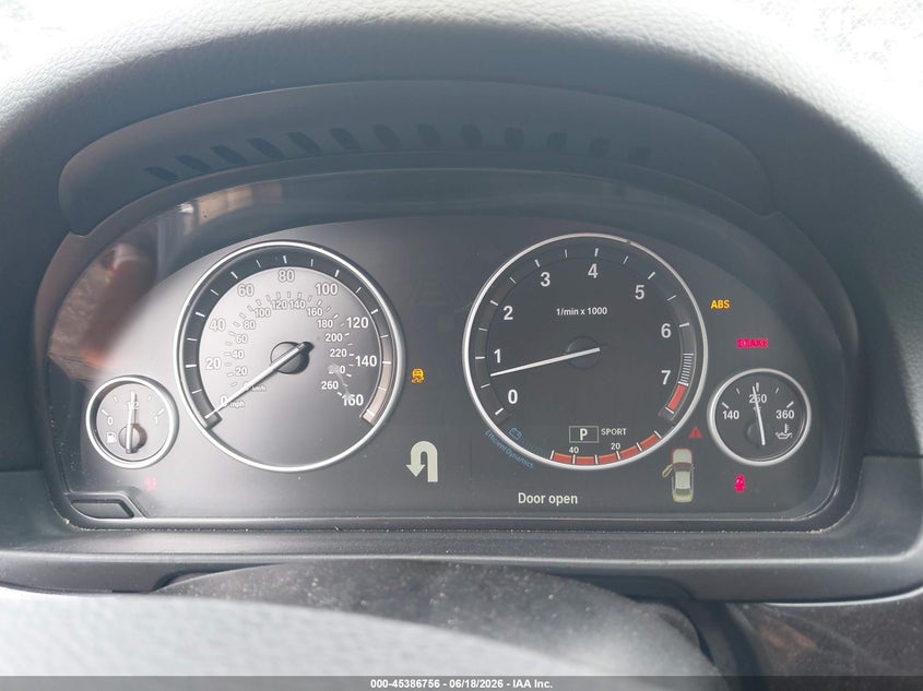 2012 BMW 5er VIN WBAFU7C56CDU63544 IAAI salvage auction — TRANSMISSION, Salvage (Massachusetts), sold $50 on 2026-07-31 (photo 7)