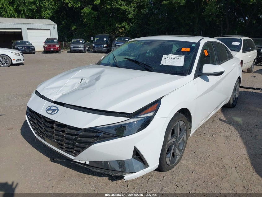 2023 Hyundai Elantra VIN KMHLN4AJ8PU079574 IAAI salvage auction — FRONT END, Salvage (Tennessee), sold $7,600 on 2026-08-01 (photo 2)