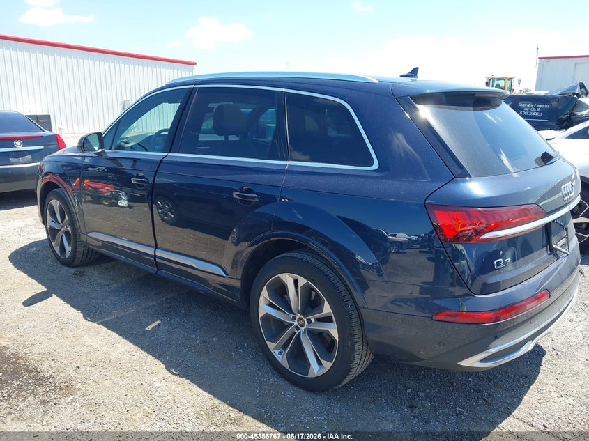 2024 Audi Q7 VIN WA1LXBF76RD000920 IAAI salvage auction — REAR END, Clear (Arkansas), sold $19,800 on 2026-08-01 (photo 3)