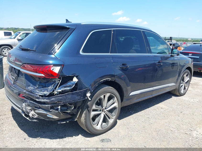 2024 Audi Q7 VIN WA1LXBF76RD000920 IAAI salvage auction — REAR END, Clear (Arkansas), sold $19,800 on 2026-08-01 (photo 4)