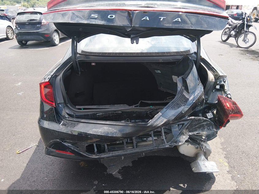 2021 Hyundai Sonata VIN 5NPEF4JA8MH063813 IAAI salvage auction — REAR END, Salvage (Missouri), sold $3,000 on 2026-07-28 (photo 6)