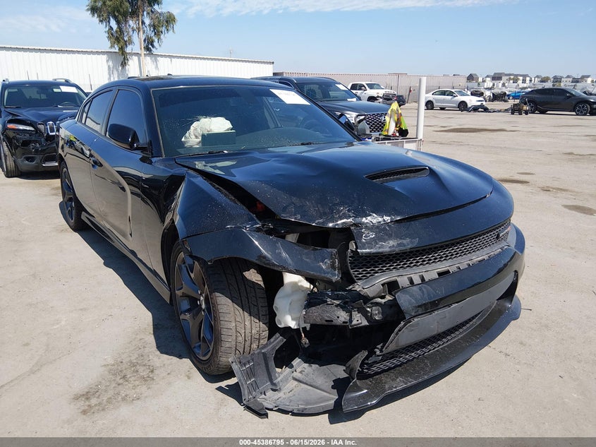 2019 Dodge Charger VIN 2C3CDXCT1KH575680 IAAI salvage auction — RIGHT FRONT, Salvage (California), sold $6,050 on 2026-09-01 (photo 6)