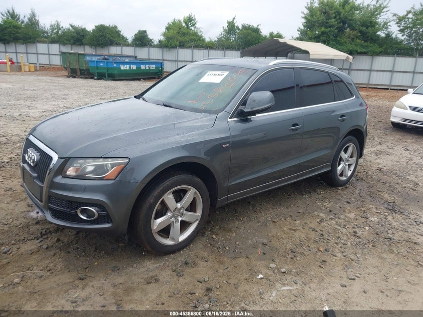 2012 Audi Q5 VIN WA1DKAFP6CA108458 IAAI salvage auction — NORMAL WEAR, Repossession Paperwork (Georgia), sold $550 on 2026-07-23 (photo 2)