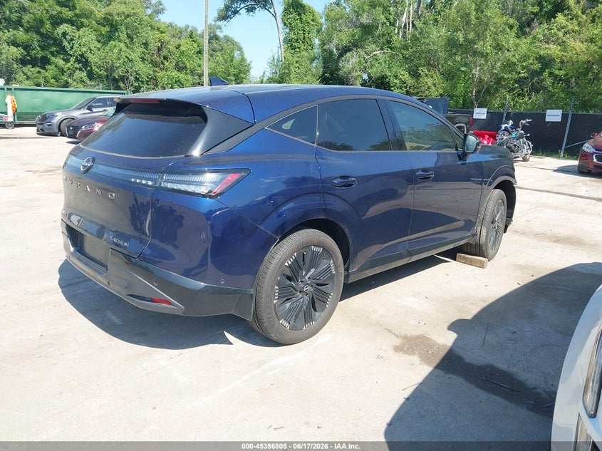 2025 Nissan Murano VIN 5N1AZ3DT6SC128109 IAAI salvage auction — FRONT END, Salvage (Kansas), sold $12,100 on 2026-08-19 (photo 4)