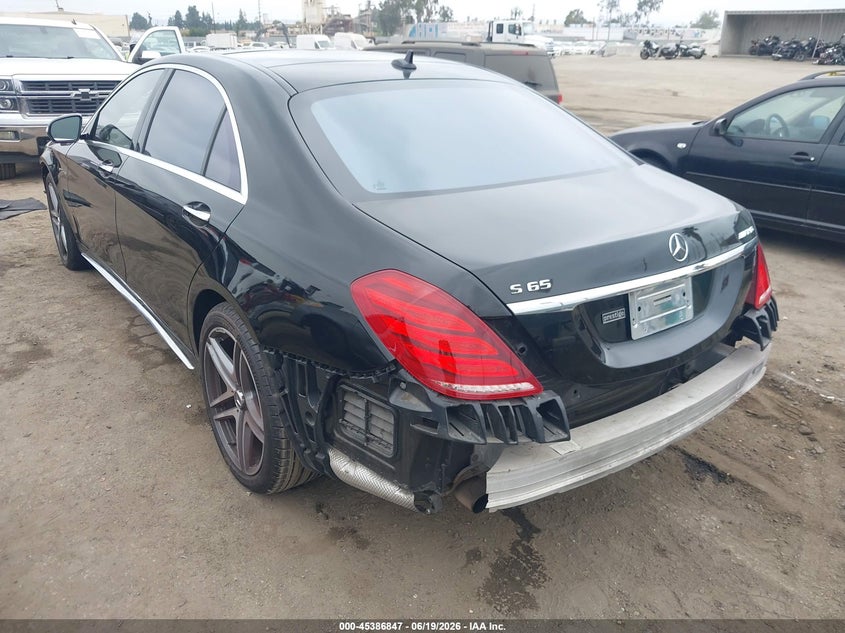 2015 Mercedes-benz S-klasse amg VIN WDDUG7KB0FA147366 IAAI salvage auction — FRONT END, Salvage Title, sold $30,250 on 2026-08-10 (photo 3)